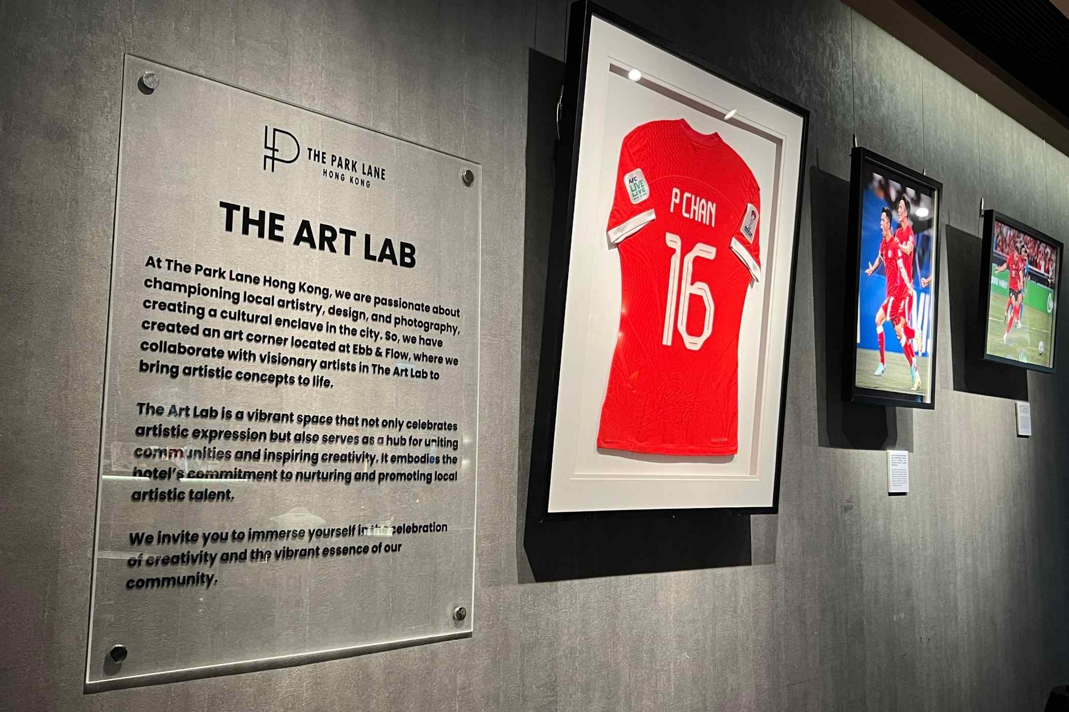Hong Kong Football Team Exhibition at the Park Lane Hong Kong